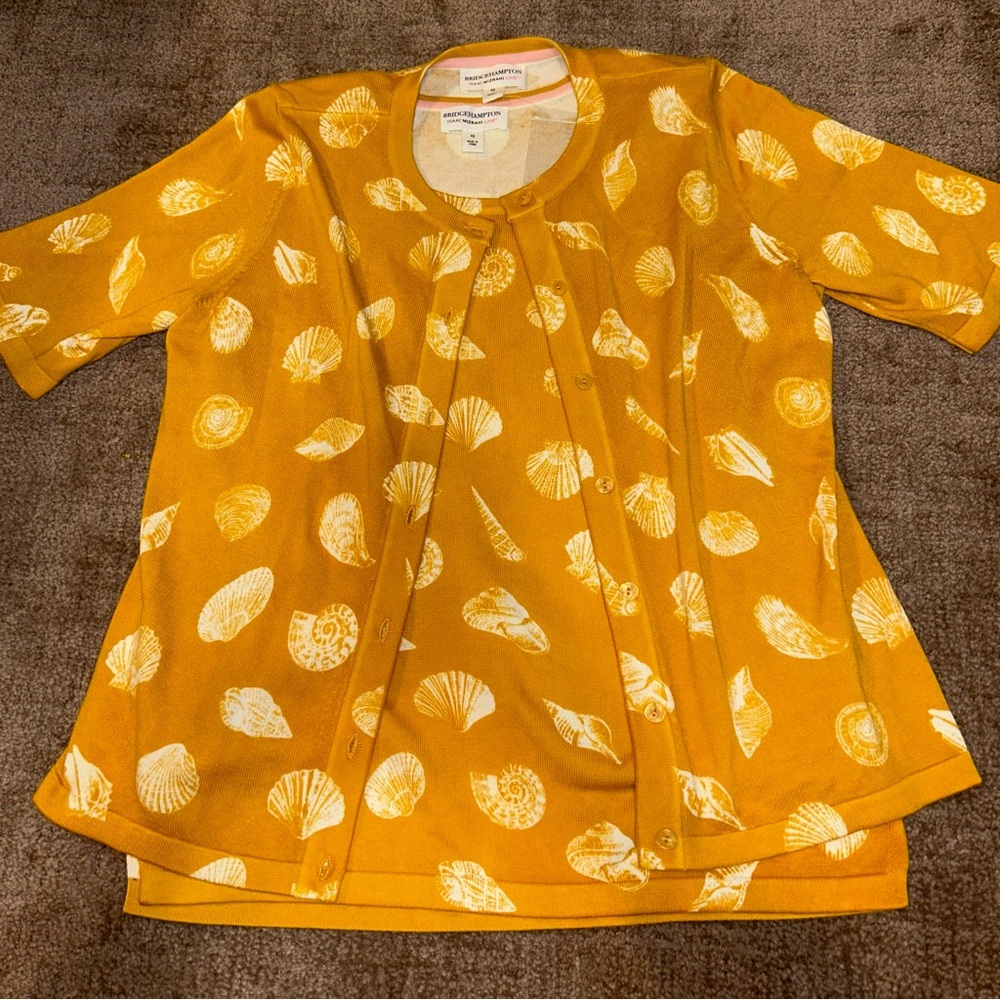 Seashell Tank & Sweater Set • Bridgehampton Isaac Mizrahi Live!